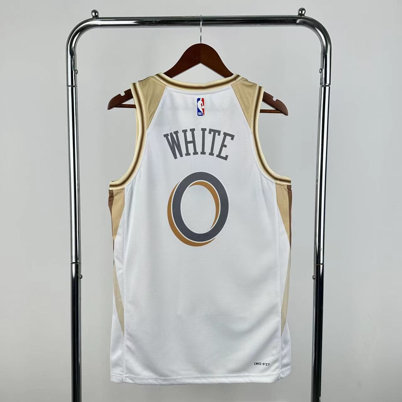 Men Chicago Bulls 0 White White Nike City Edition Season 2025 NBA Jersey